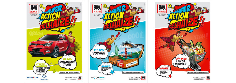 Déclinaison campagne Action nationale Delhaize